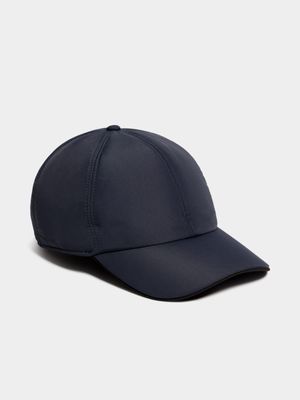 Fabiani Men's Elasticated Lined Navy Peak Cap