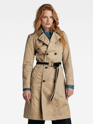 G-Star Women's Beige Trench Coat