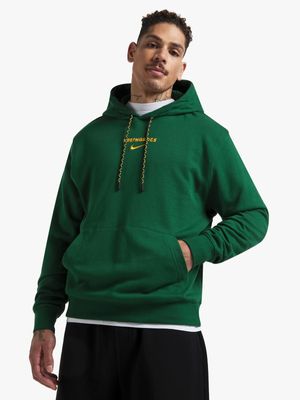 Mens Nike Springboks Pullover Green Hoodie