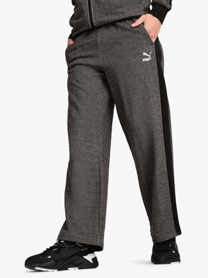 Puma Men's T7 Relaxed Black Track Pants