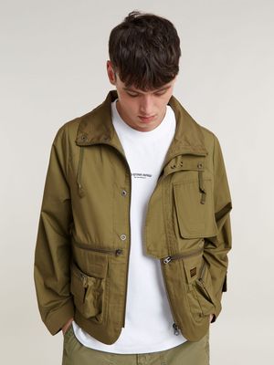 G-Star Men's P-35T Green Modular Jacket