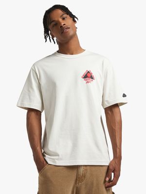 Reebok Men's Graphic White T-shirt