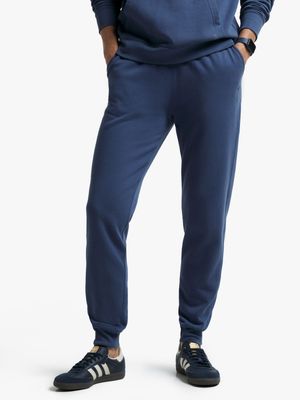 Womens TS Dynamic Fleece Grey Blue Trackpants