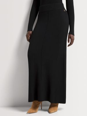 Luella Knit Column Maxi Skirt