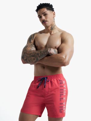 Mens TS Graphic Coral Volley Shorts