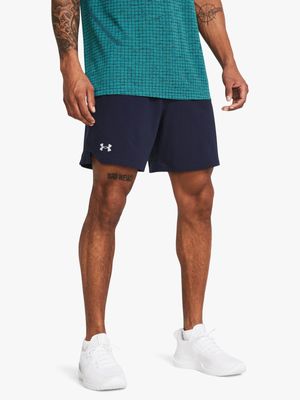 Mens Under Armour Vanish Woven 6 Inch Navy Shorts