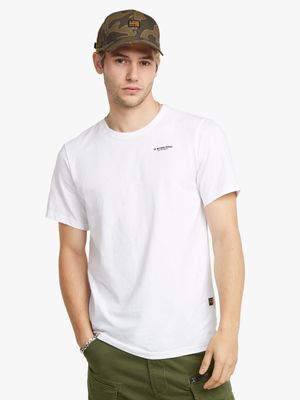 G-Star Men's Slim Base White T-Shirt