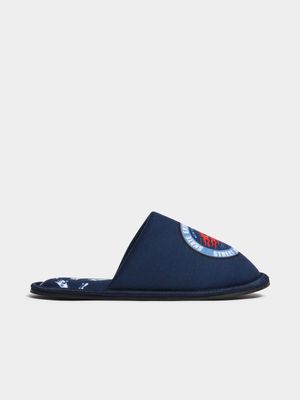 Jet Older Boys Blue Skateboard Mule Slippers