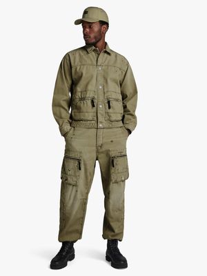 G-Star Men's Utility Coach Duckman Khaki Jacket