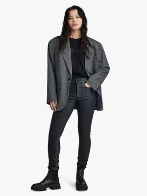 G-Star Women's Big Boyfriend Grey Blazer