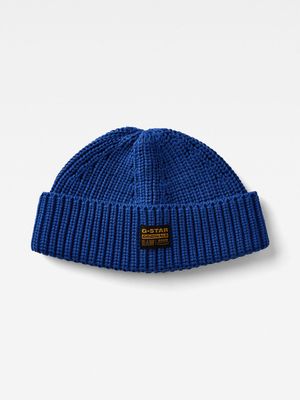 G-Star Men's Originals Fisherman Radar Blue Beanie