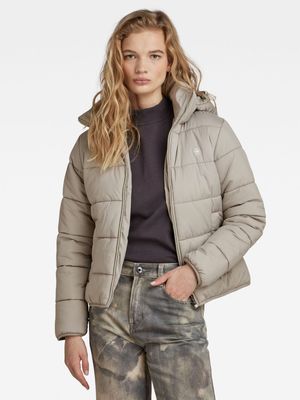 G-Star Women's Meefic Grey Puffer Jacket