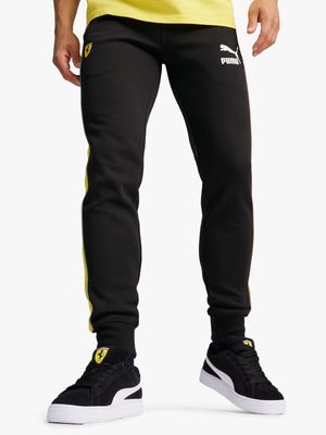 Puma Men's Scuderia Ferrari Race Iconic T7 Motorsport Black Pants