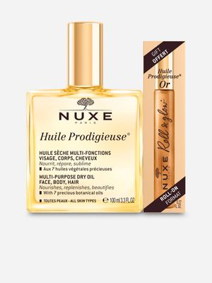 Nuxe Huile Prodigieuse Plus Roll & Glow Set