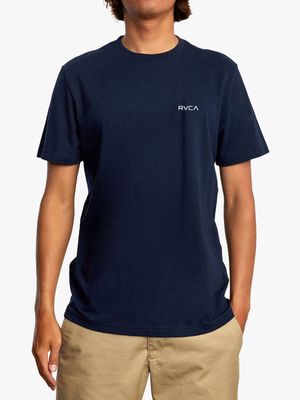 Men's RVCA Blue Small Essentials T-Shirt