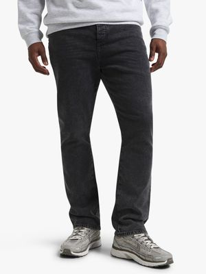 Redbat Men's Black Straight Leg Jeans