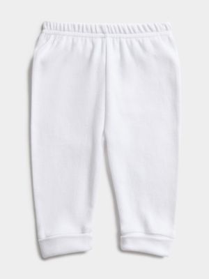 Jet Baby White Footless Leggings