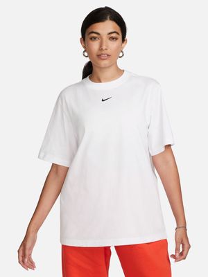 Womens Nike Sportswear Essential White Tee