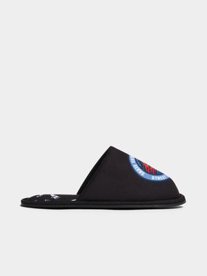 Jet Older Boys Black Skateboard Mule Slippers