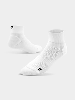 Versus Running White Quarter Socks