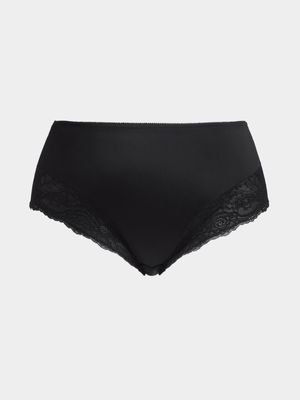 Jet Women's Black Firm Control Panty