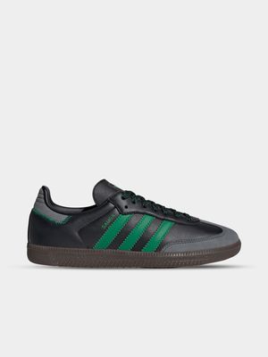 adidas Originals Women's Samba Black/Green Sneaker