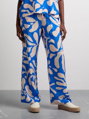 Women's Canvas Co-ord Printed Pant