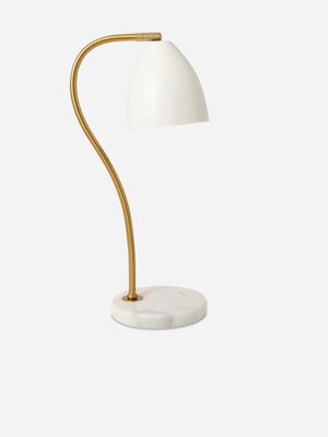 Utility Swan Neck Lamp White