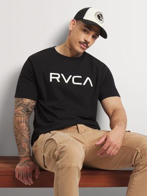 Men's Big RVCA White T-Shirt