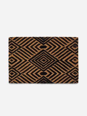 Jet Home Brown/Black Coir Doormat 40x60