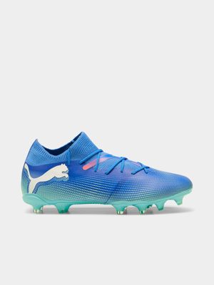 Mens Puma Future 7 Match Blue/Green Boots