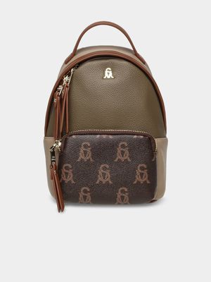 Women's Steve Madden Beige Browie Backpack