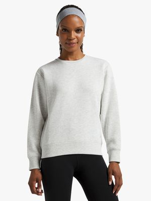 Womens TS Greymarl Crew Sweat