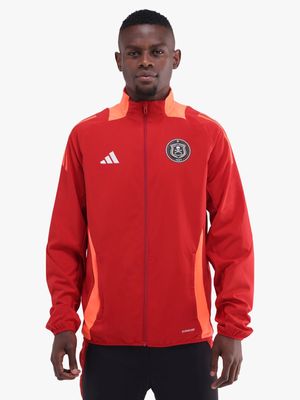 Mens adidas Orlando Pirates Tiro 24 Red Jacket