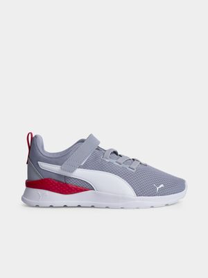 Kids Puma Anzarun Lite Grey/White Sneaker