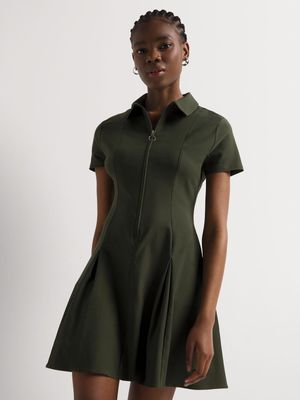 Y&G Pleated Mini Dress