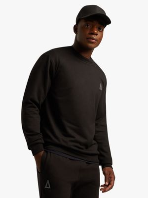 Men's Sneaker Factory Crew Neck Black Sweat