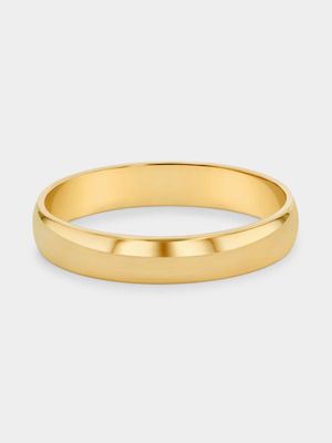 Yellow Gold Plain Wedding Band