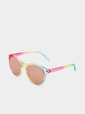 Girl's Multi Colour Round Sunglasses