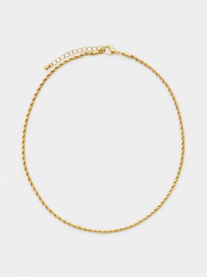 Gold Tone 3mm Rope Chain