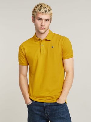 G-Star Men's Dunda Slim Yellow Polo