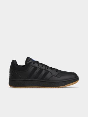 Mens adidas Hoops 3.0 Low Black/Gum Sneaker