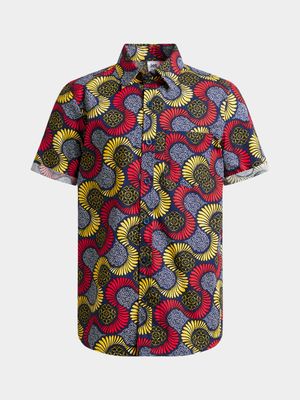 Jet Younger Boys Multicolour Heritage Shirt