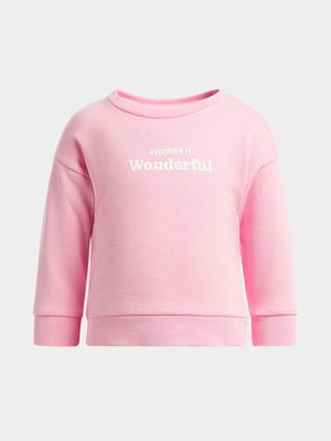 Jet Toddler Girls Pink Wonderful Active Top