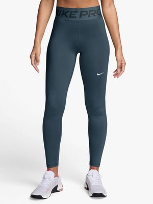 Womens Nike Pro Sculpt High-Waisted Navy Tights