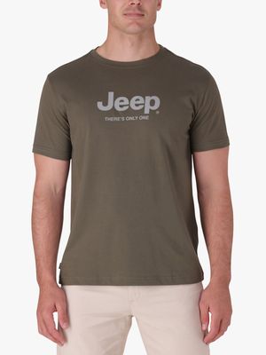 Men's Jeep Olive Green Iconic Collection T-Shirt