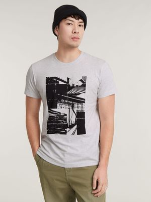 G-Star Men's JMW Building White T-Shirt