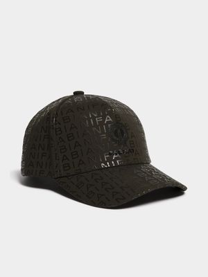 Fabiani Men's Monogram Fatigue Peak Cap