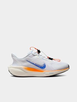 Womens Nike Pegasus EasyOn Blueprint Blue/White/Orange Running Shoes