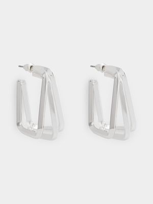 Distorted Hoop Earrings